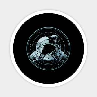 Astronaut Vector Artwork Magnet